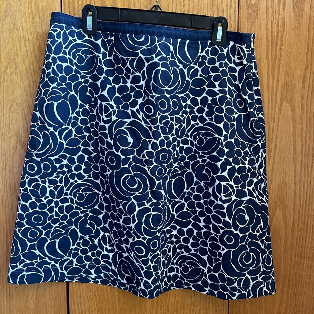 Boden a-line floral skirt --12R